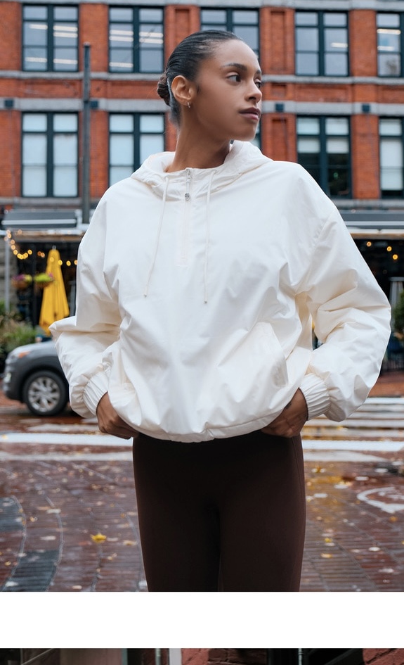 JD331 PADDED ANORAK IVORY サイズ: S/M