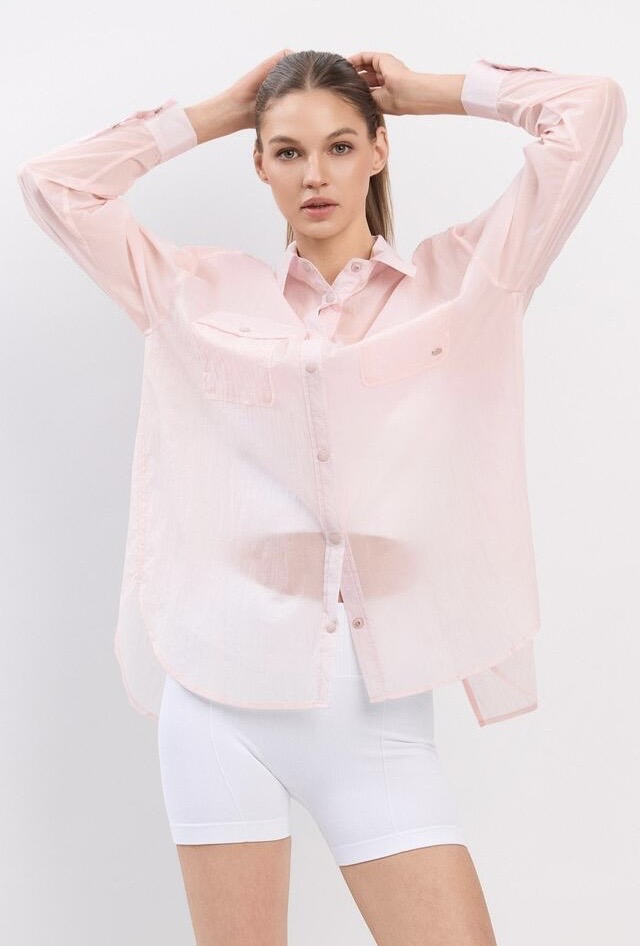 ST181 BACK SLIT SHRT PINK サイズ: ONESIZE
