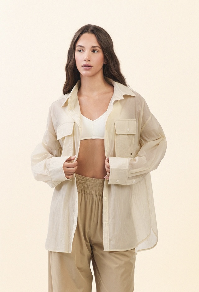 ST188 BREEZE SHIRT BEIGE SOLID サイズ: F