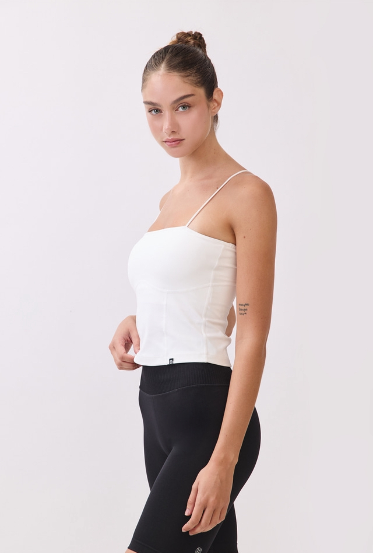 TT023 JERSEY TANK TOP WHITE サイズ: S/M