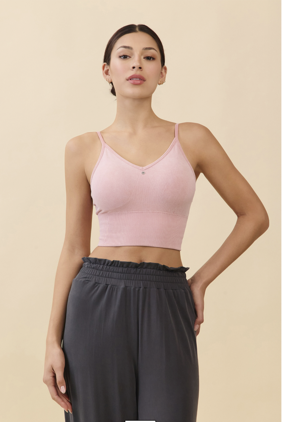 TB001 SIGNATURE BRATOP MAUVE PINK FADE サイズ: XS