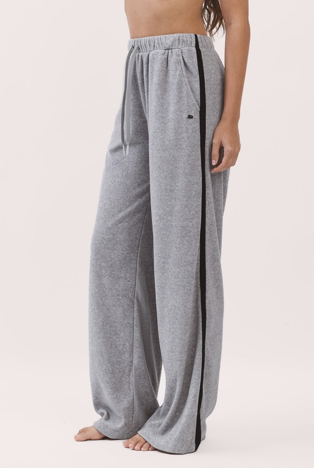 PJ487 LINE TERRY PANTS CHARCOAL SOLID サイズ: ONESIZE