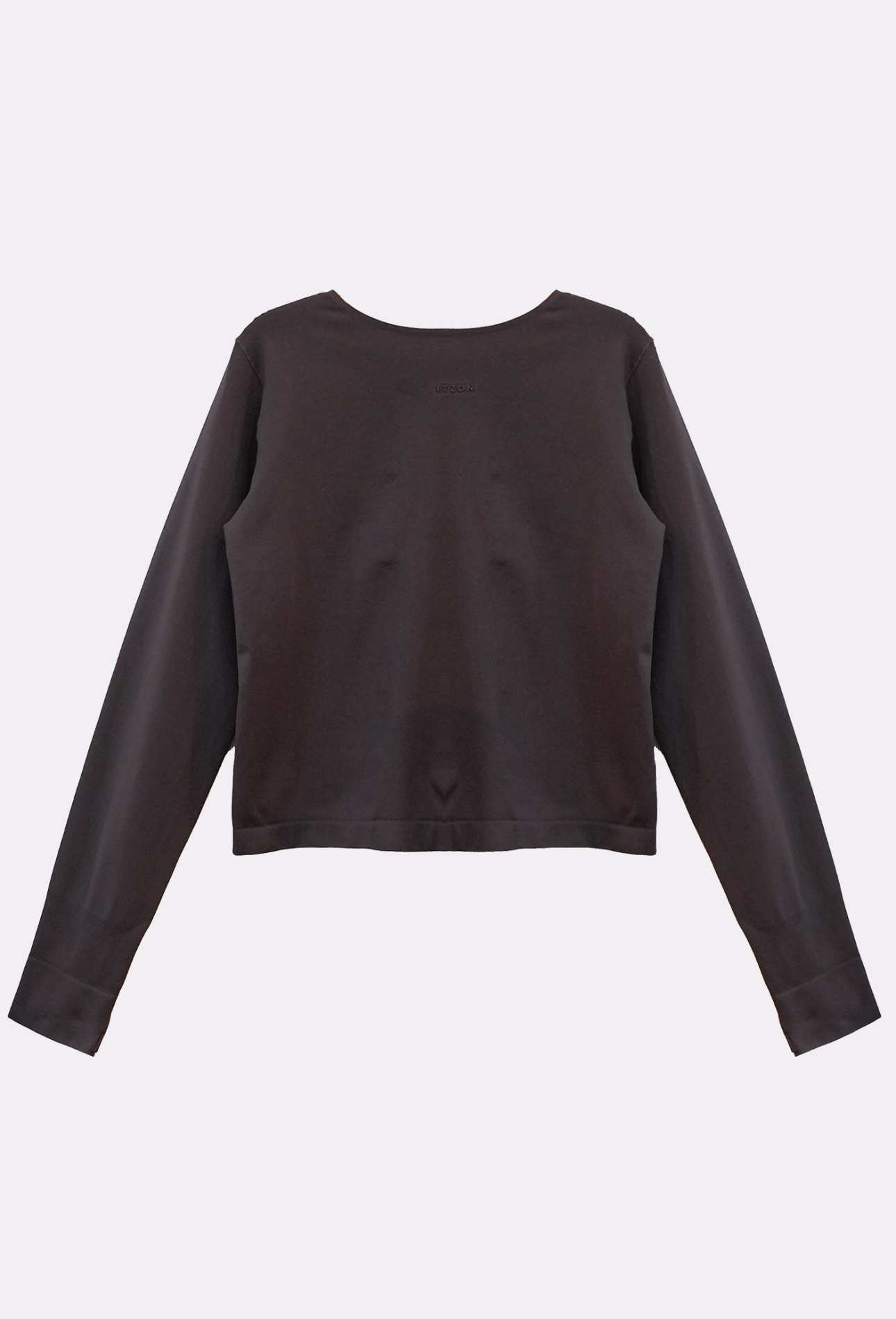 TL062 CONTOUR LONG TOP BROWN SOLID サイズ: S/M