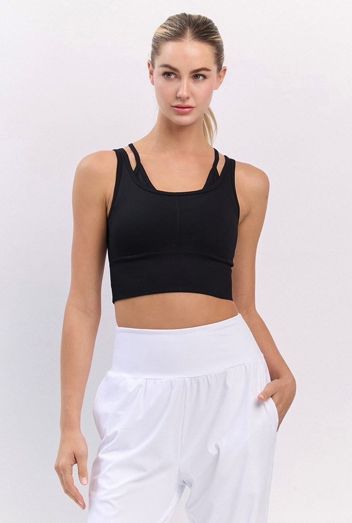 TB030 DOUBLE BRA BLACK