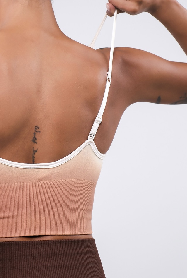 JK01 SIGNATURE BRATOP MOCHA GRADATION サイズ: XS