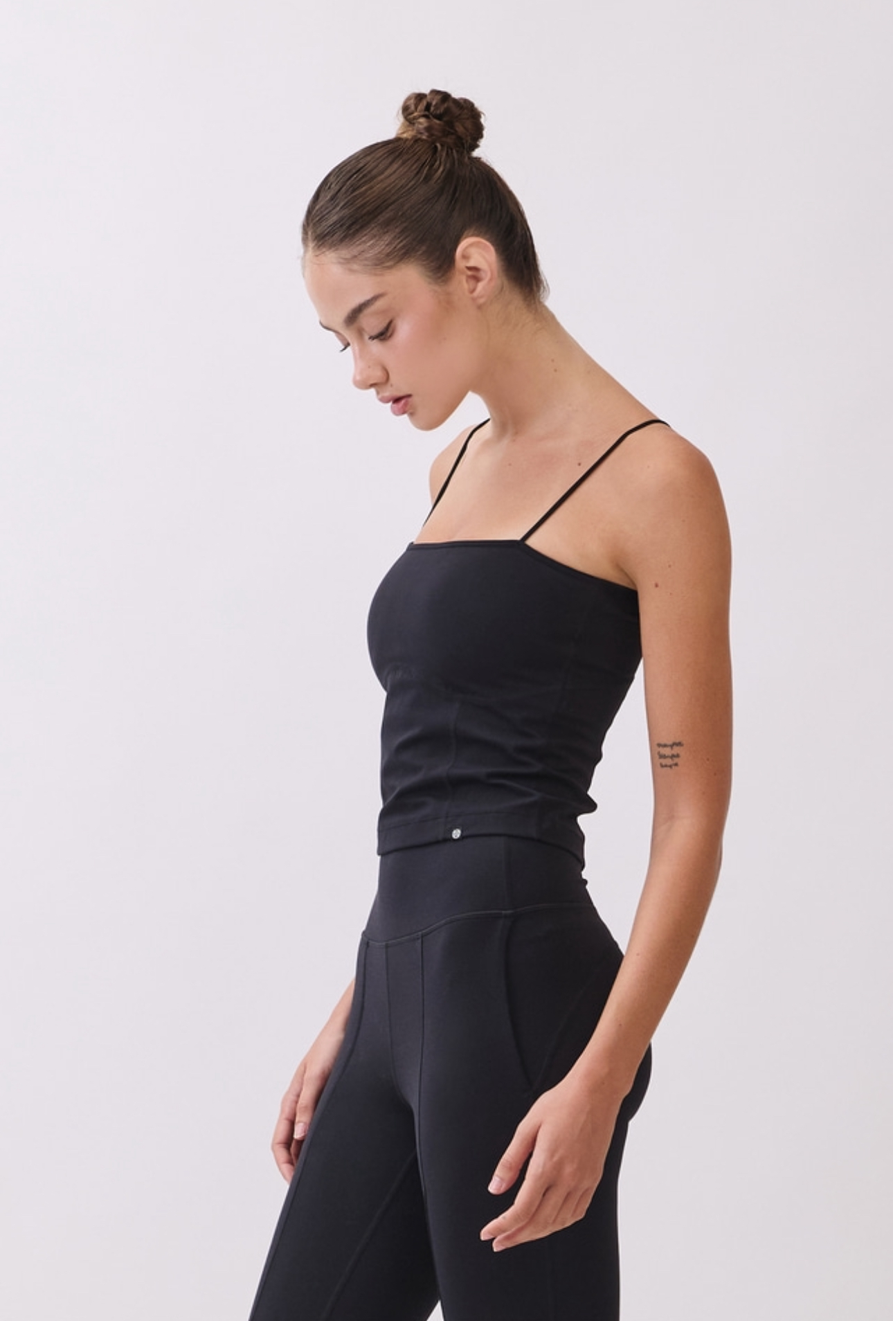 TT023 JERSEY TANK TOP BLACK サイズ: S/M