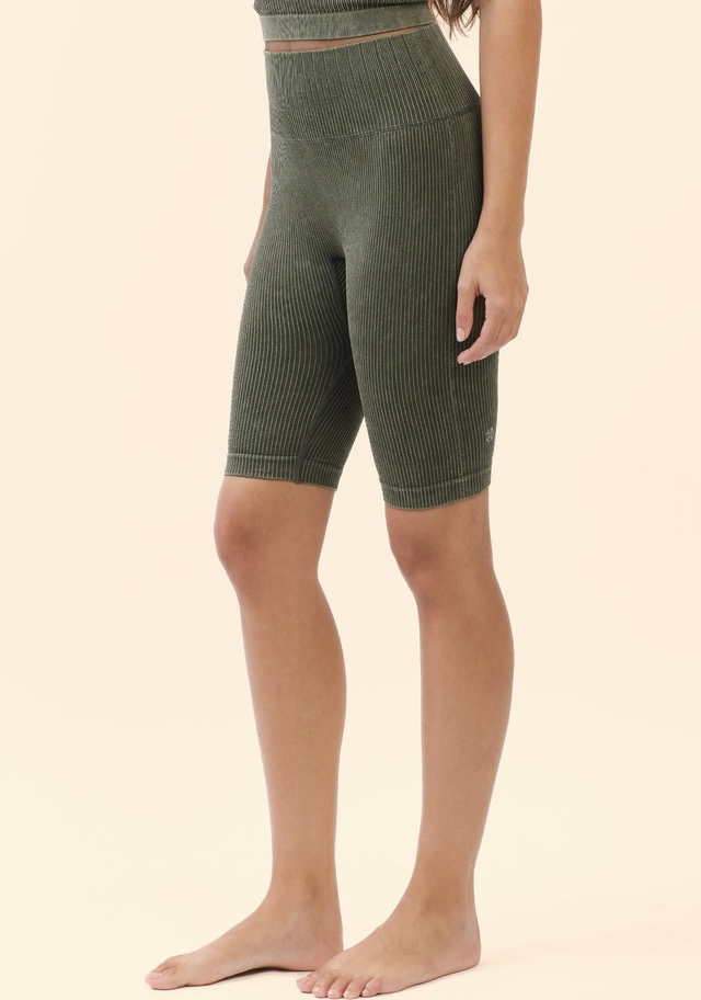 PS428 COMFORT 3/4 LEGGINGS KHAKI FADE サイズ: S/M