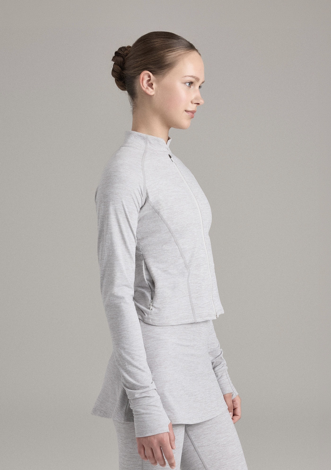 TZ064 MOTION JACKET M.GRAY SOLID サイズ: SS