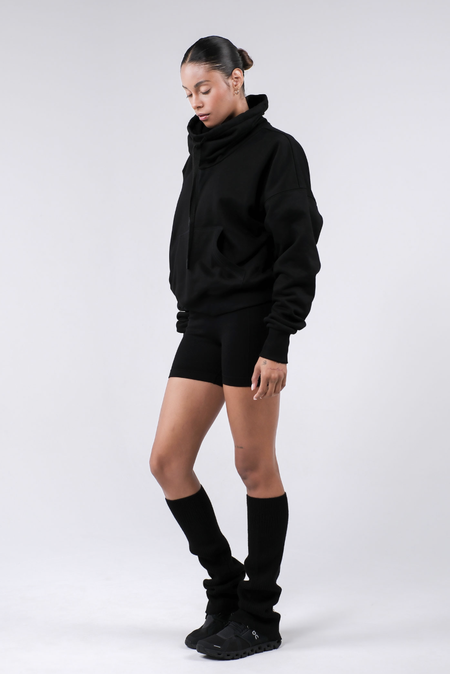 PS441 DOUBLE 3/4 SHORTS BLACK サイズ: S/M