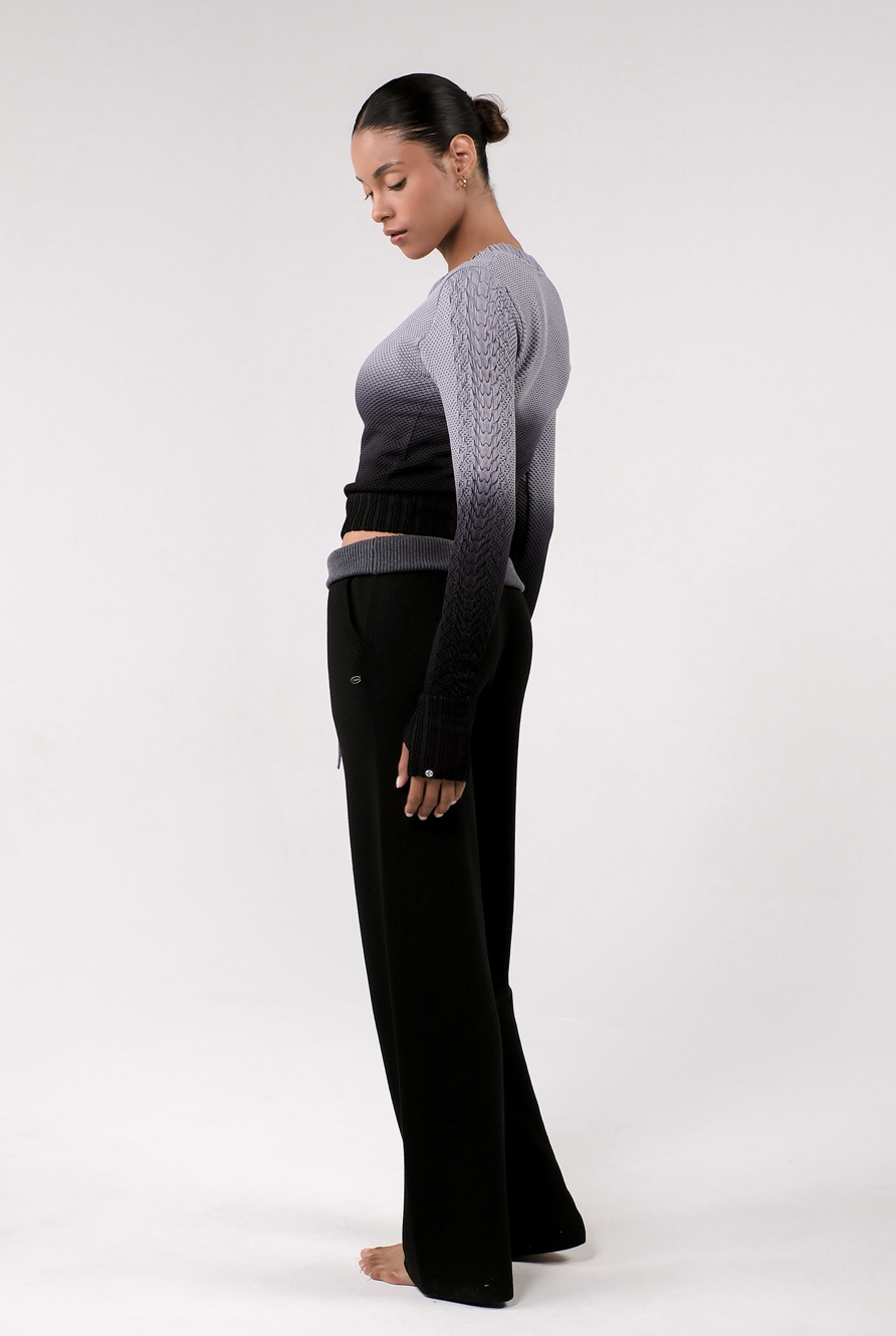 TP141 SPONGE PULLOVER GRAY GRADATION サイズ: S/M