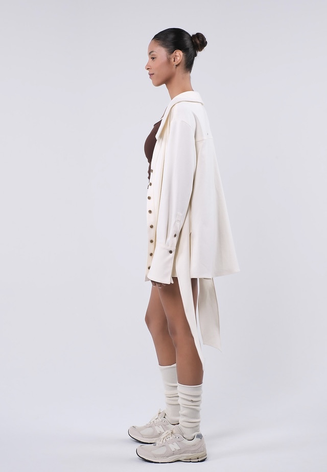 ST193 WRAP SHIRT IVORY サイズ: ONESIZE