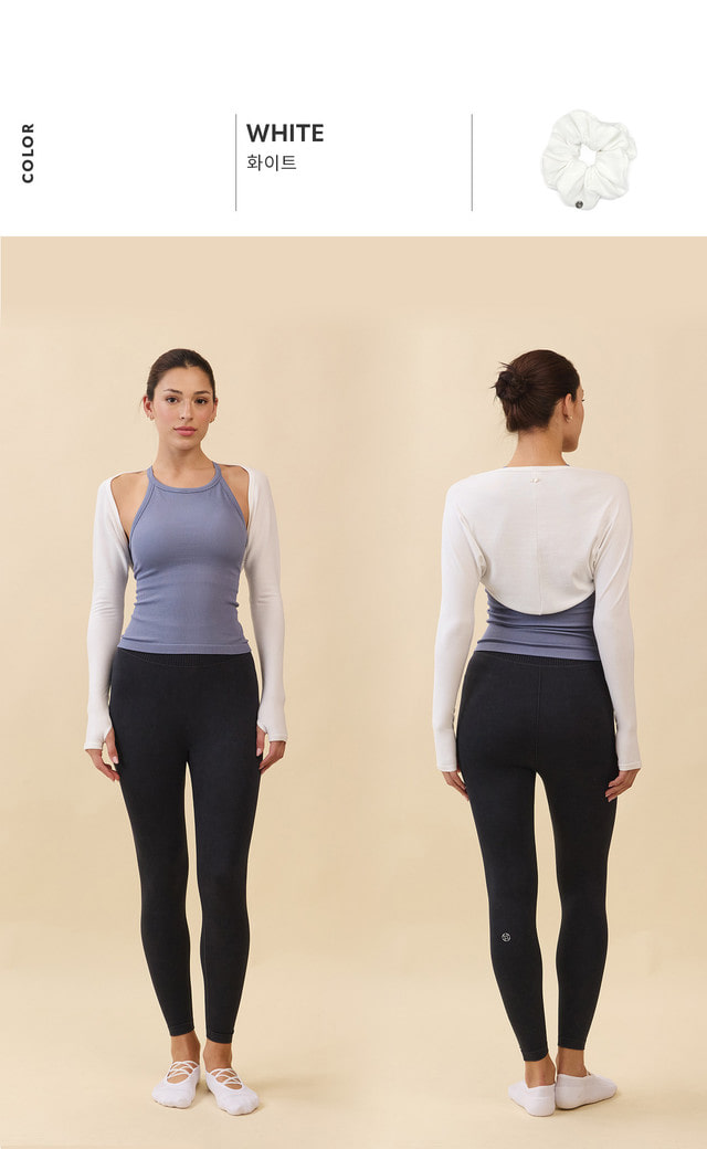 TC183 MELLOW BOLERO + SCRUNCH WHITE SOLID サイズ: F