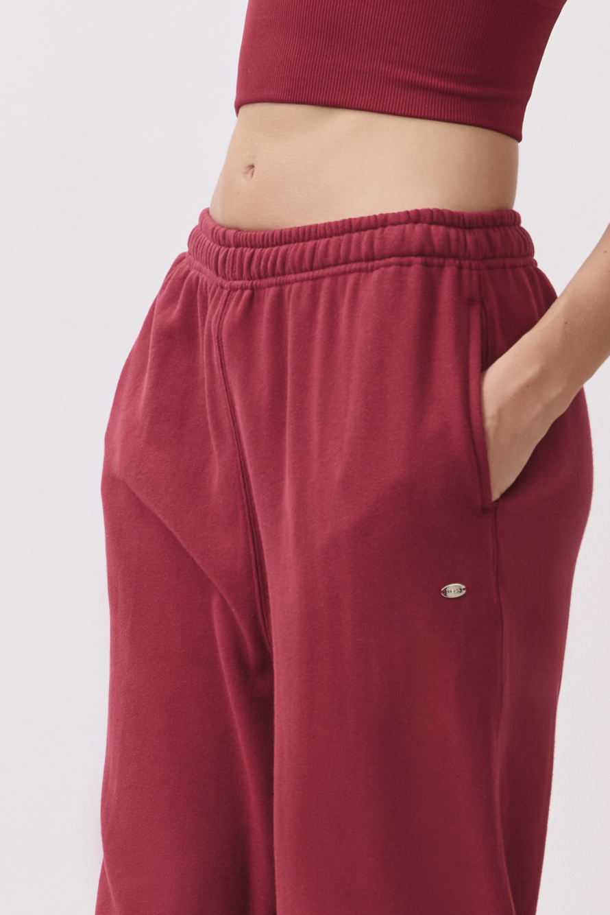 PJ473 SWEAT JOGGER BURGUNDY サイズ: S/M