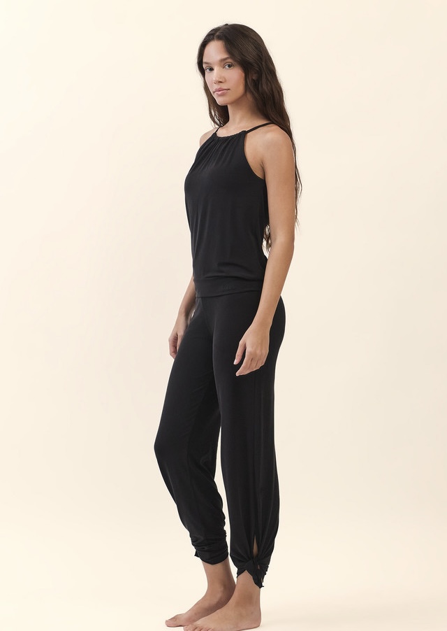 PJ485 RELAX PANTS BLACK SOLID サイズ: SS