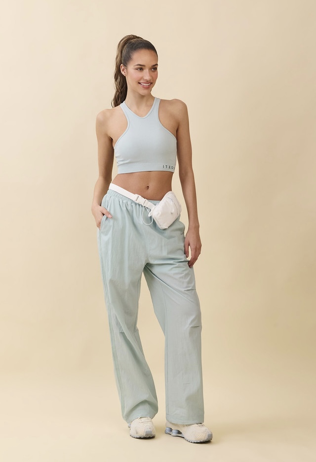 PT431 COOLING PARACHUTE BANDDING PANTS L.MINT SOLID サイズ: S/M