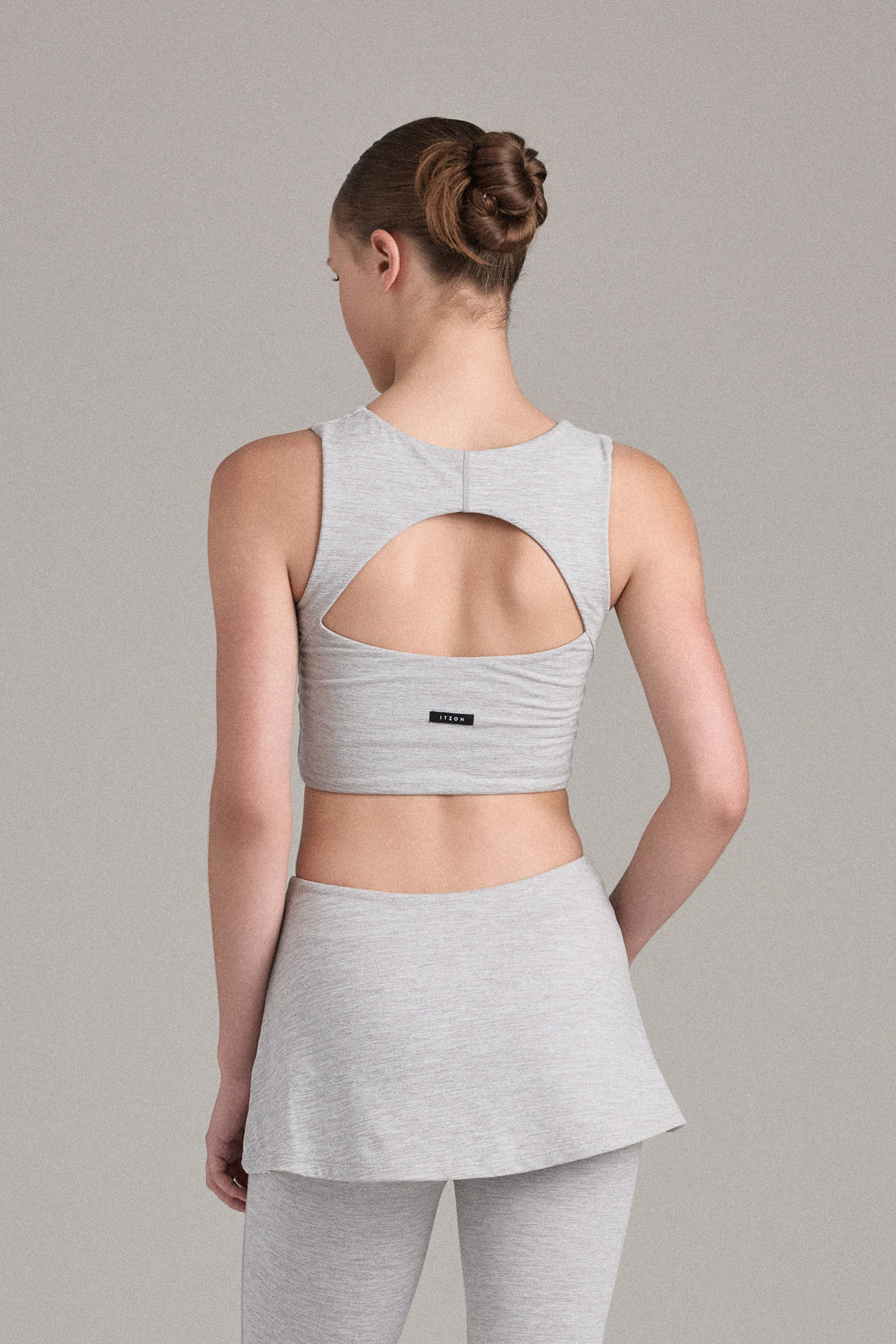 TB057 MOTION BRA M.GRAY SOLID サイズ: SS