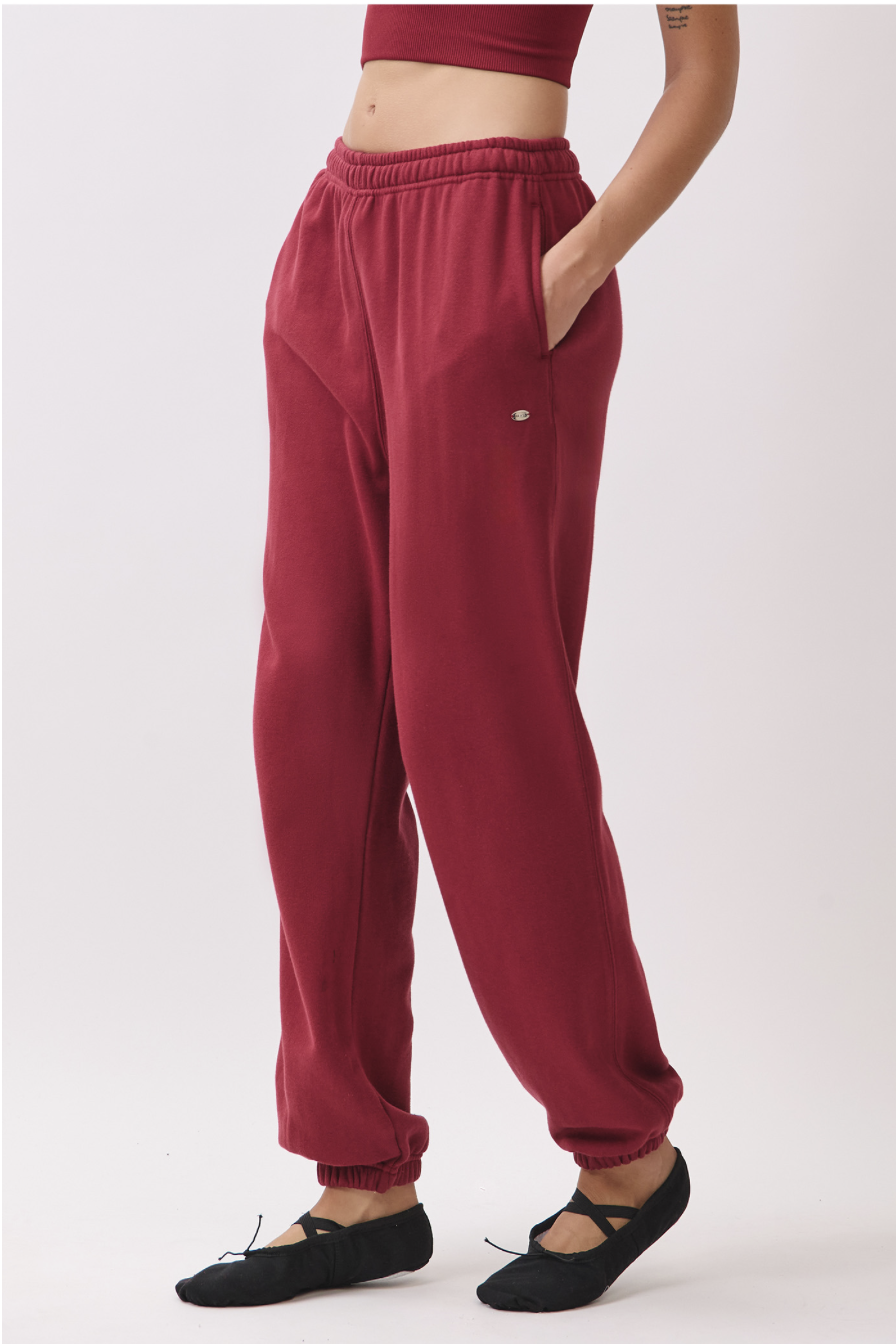 PJ473 SWEAT JOGGER BURGUNDY サイズ: S/M