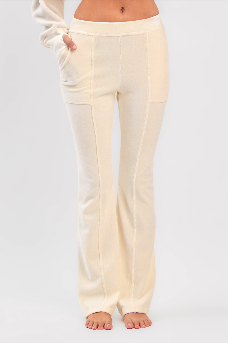 PL203 CORDUROY BOOTSCUT PANTS IVORY サイズ: S/M