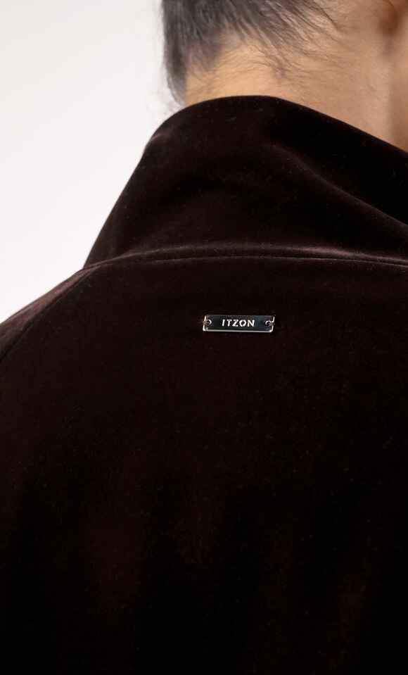 JP311 VELVET JACKET BROWN サイズ: S/M