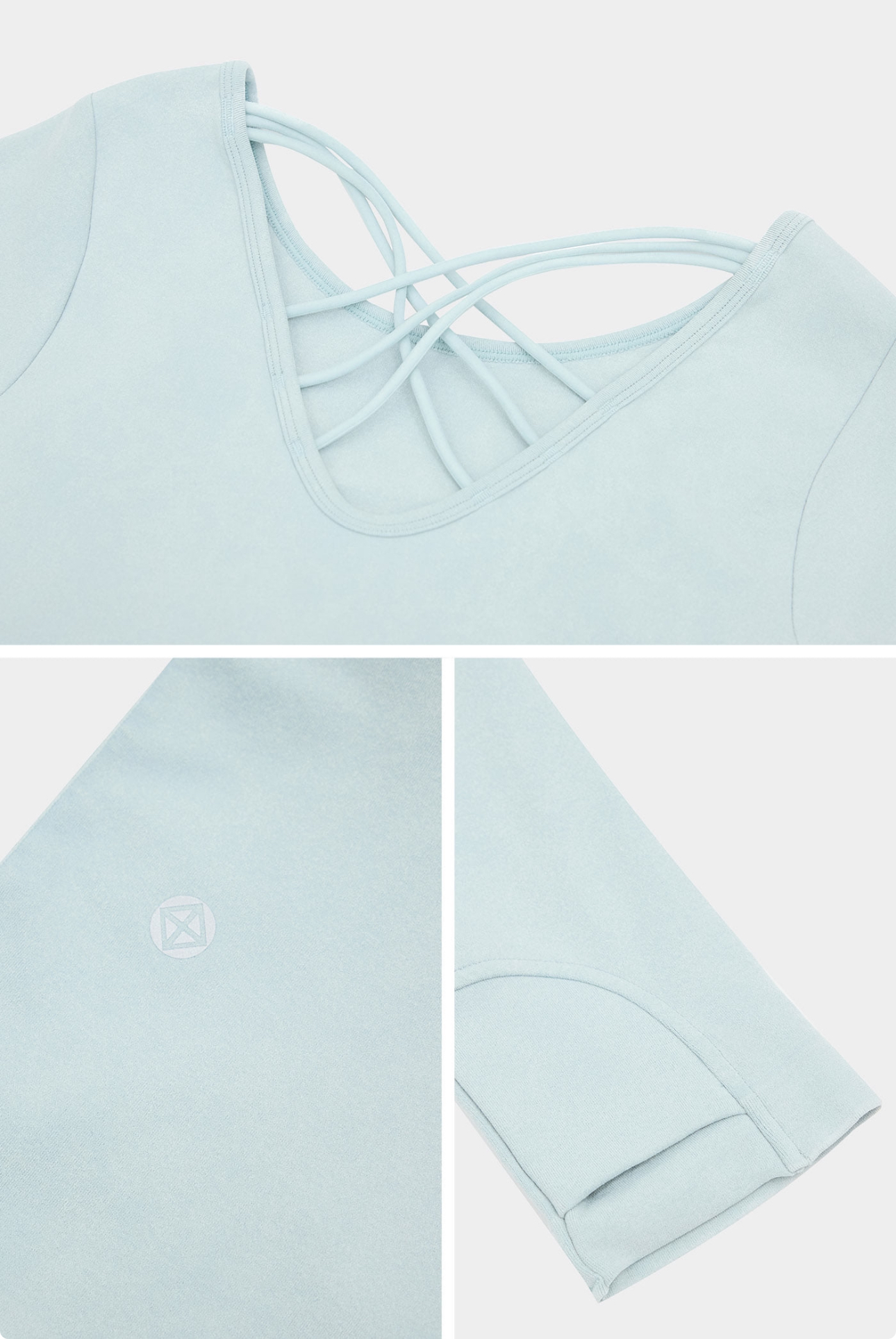 TL055 X-BACK PADDED TOP L.MINT FADE サイズ: S/M