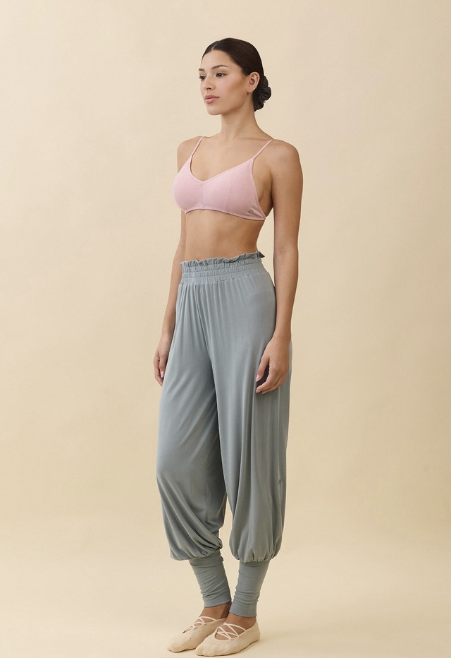 PR471 RELAX FRILL JOGGER PANTS D.MINT SOLID サイズ: S