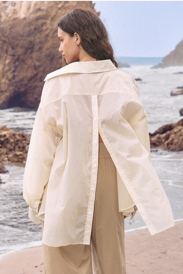 ST188 BREEZE SHIRT BEIGE SOLID サイズ: F