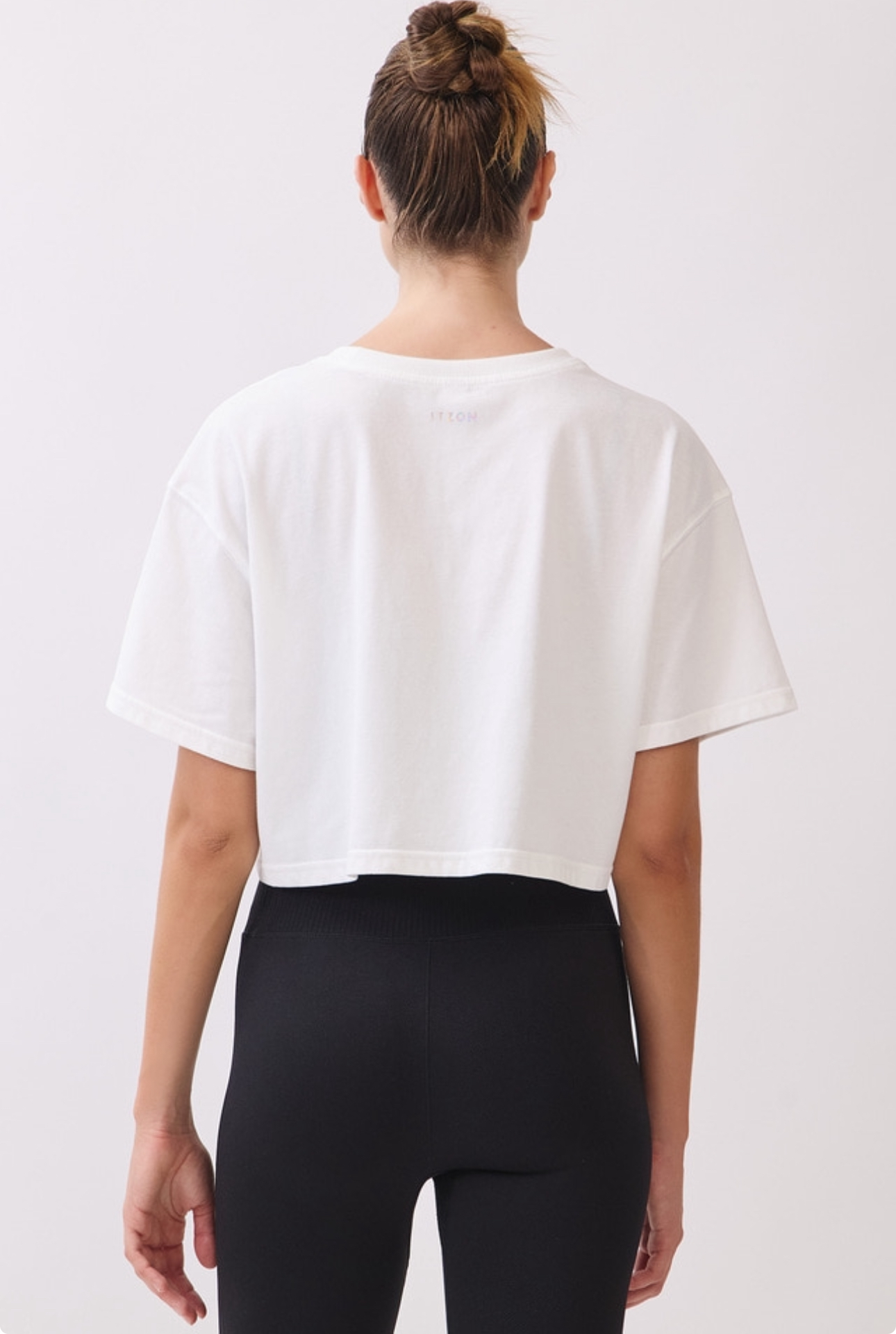 TS113 BRUSHED CROP T-SHIRT IVORY サイズ: F