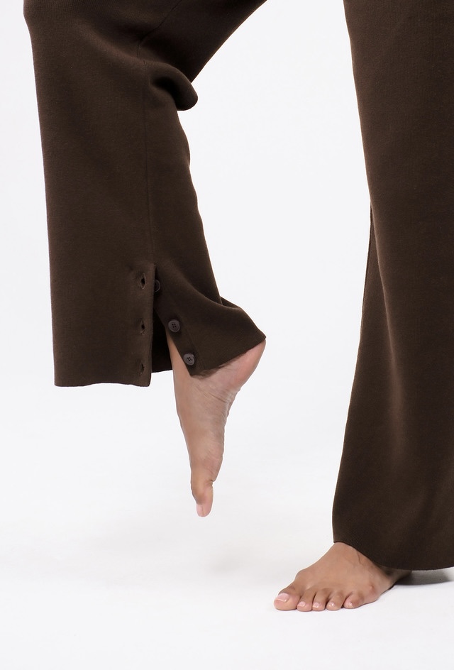 SB291 KNIT PANTS BROWN サイズ: S/M