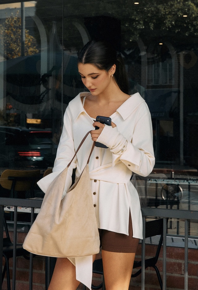 ST193 WRAP SHIRT IVORY サイズ: ONESIZE