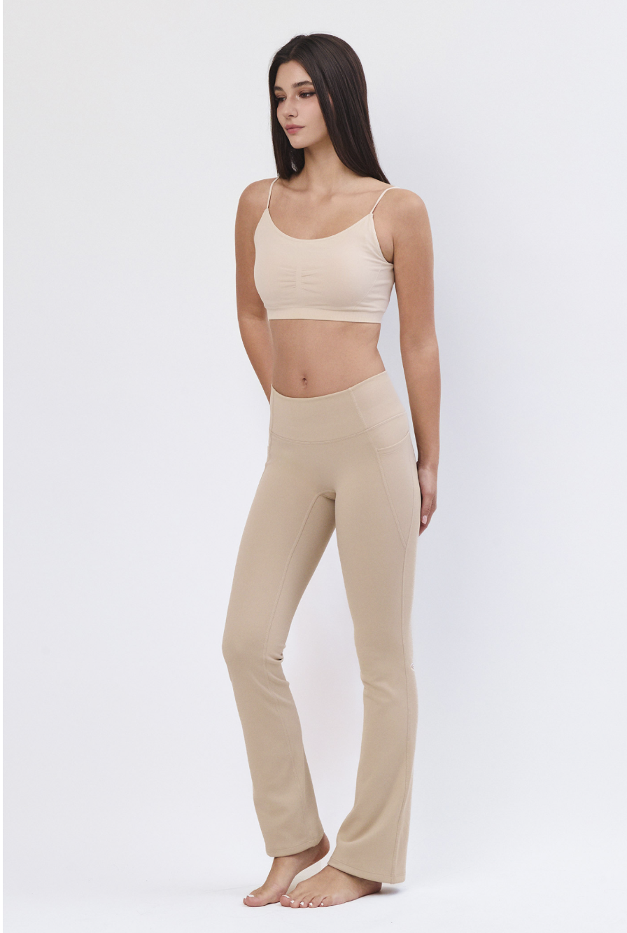 TB044 SEAMLESS BRATOP BEIGE サイズ: S/M