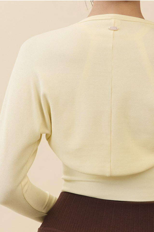 TC183 MELLOW BOLERO + SCRUNCH YELLOW SOLID サイズ: F