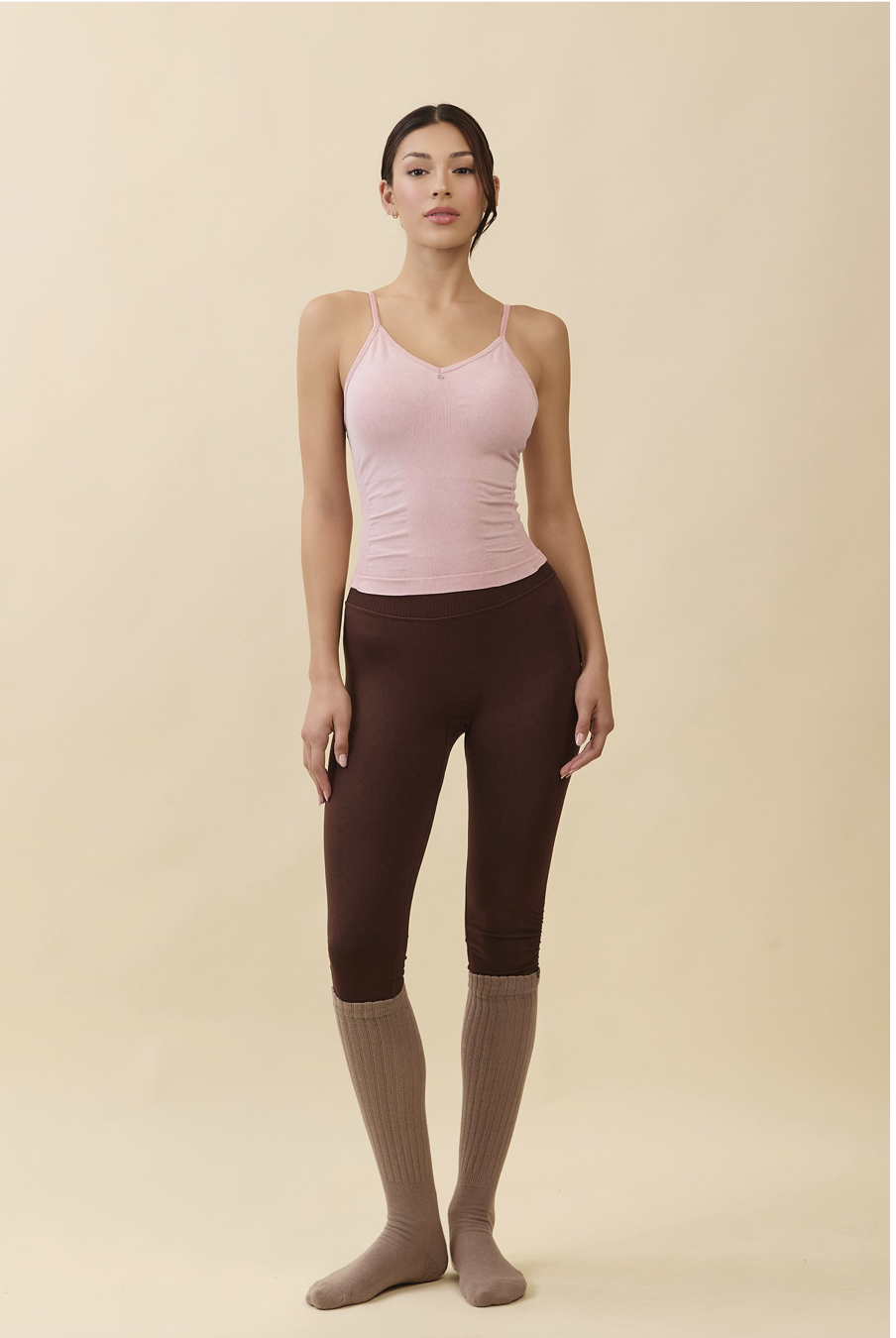 TT010 SIGNATURE TANK TOP MAUVE PINK FADE サイズ: S/M