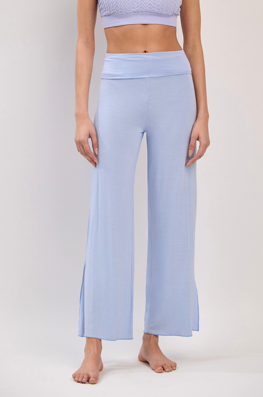 PL012 RELAX PANTS SKYBLUE FADE サイズ: S
