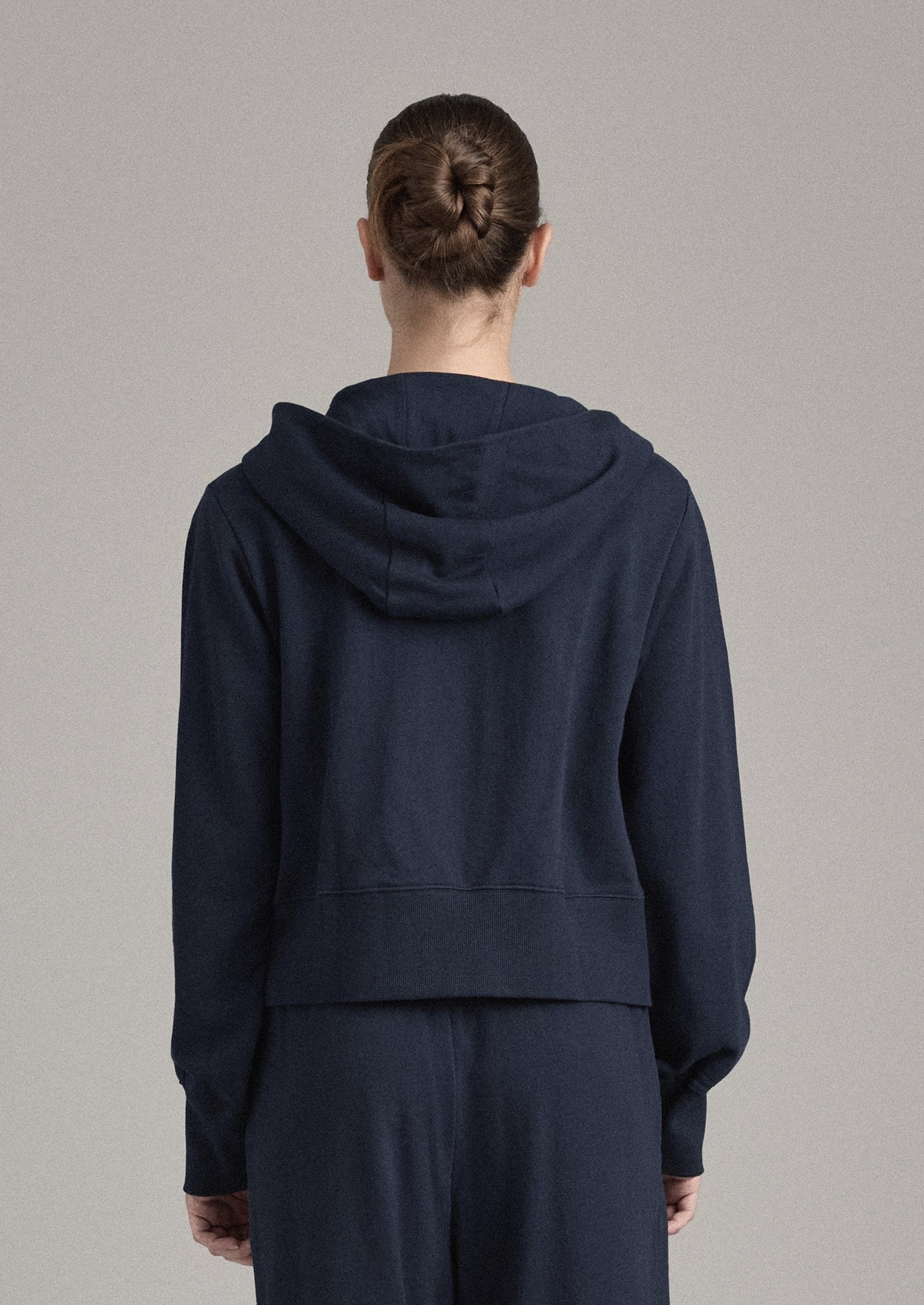 OZ355 HOODED ZIP-UP JAKET NAVI SOLID サイズ: SS