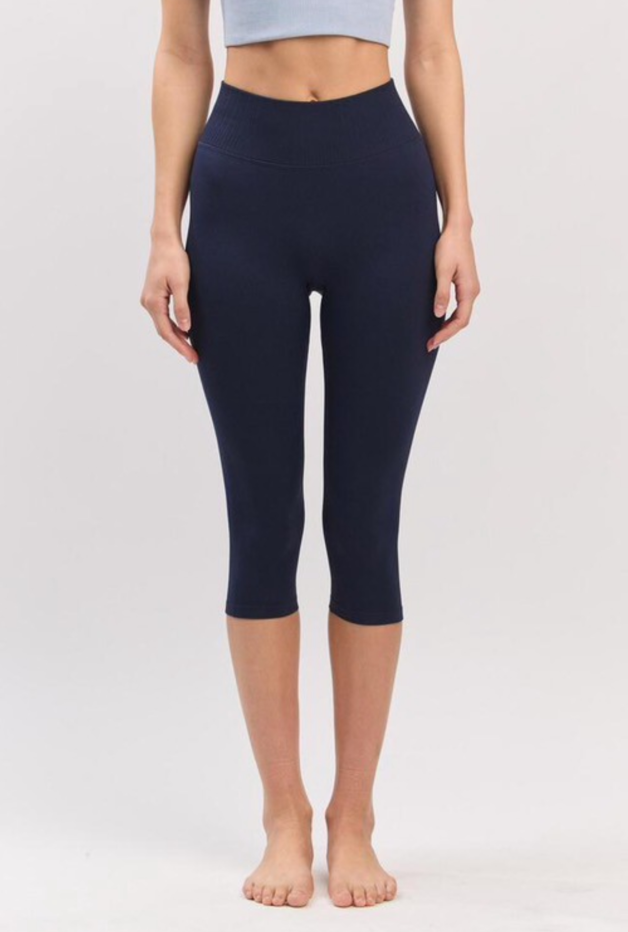 PL407 DOUBLE 7/8 LEGGINGS D.NAVY サイズ: S/M