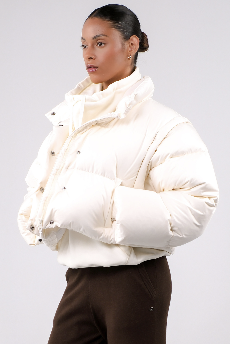 JD361 DOWN JUMPER IVORY サイズ: S/M