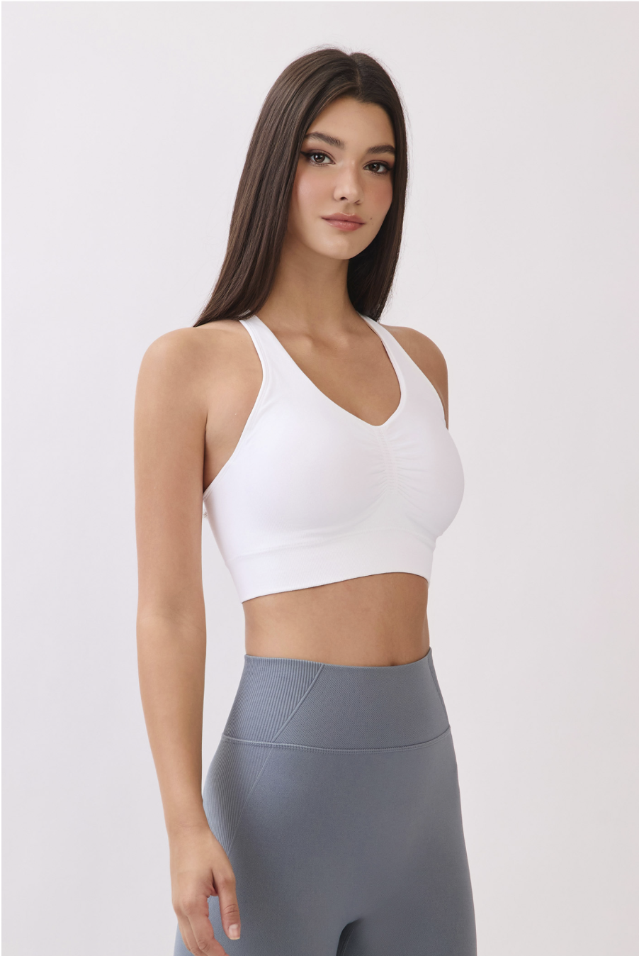 TB041 SEAMLESS BRATOP WHITE サイズ: S/M