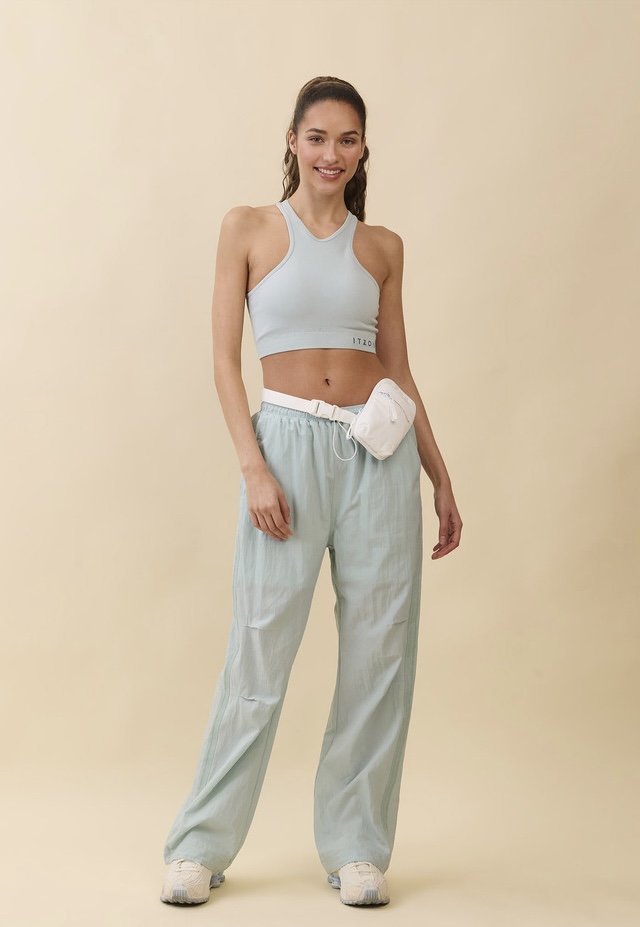 PT431 COOLING PARACHUTE BANDDING PANTS L.MINT SOLID サイズ: S/M