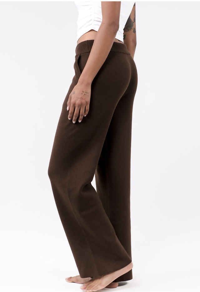 SB291 KNIT PANTS BROWN サイズ: S/M