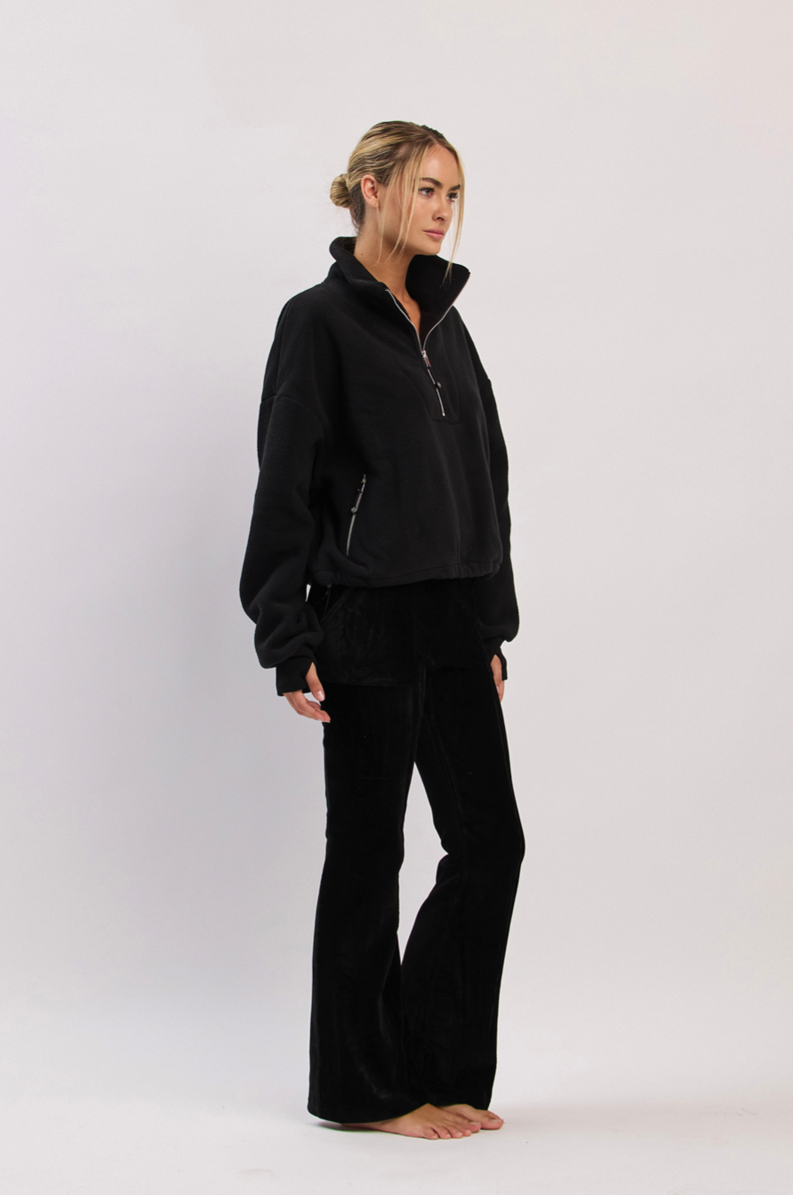 PL203 CORDUROY BOOTSCUT PANTS BLACK サイズ: S/M