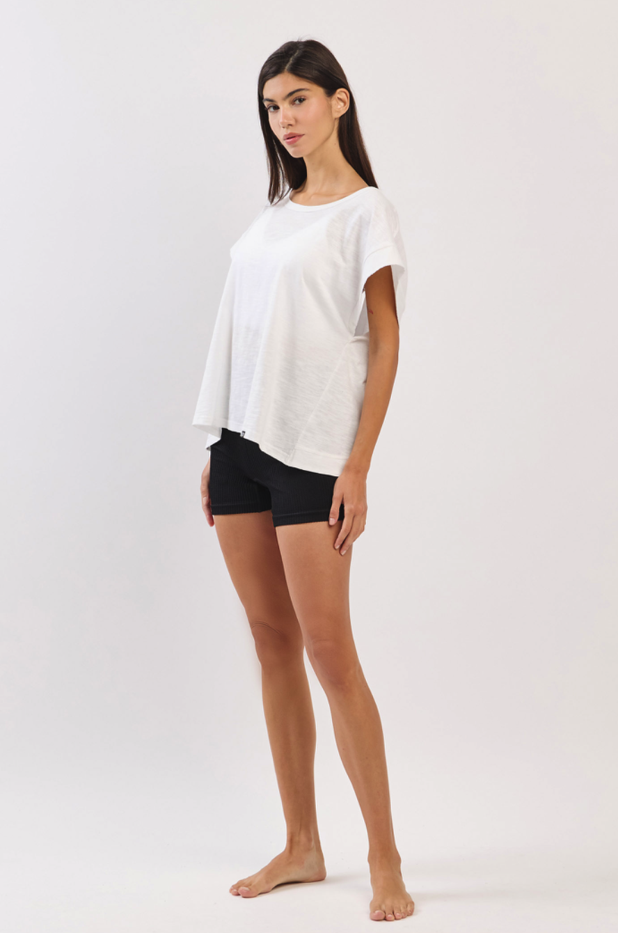 TS109 COVER-UP SLEEVELESS WHITE サイズ: ONESIZE