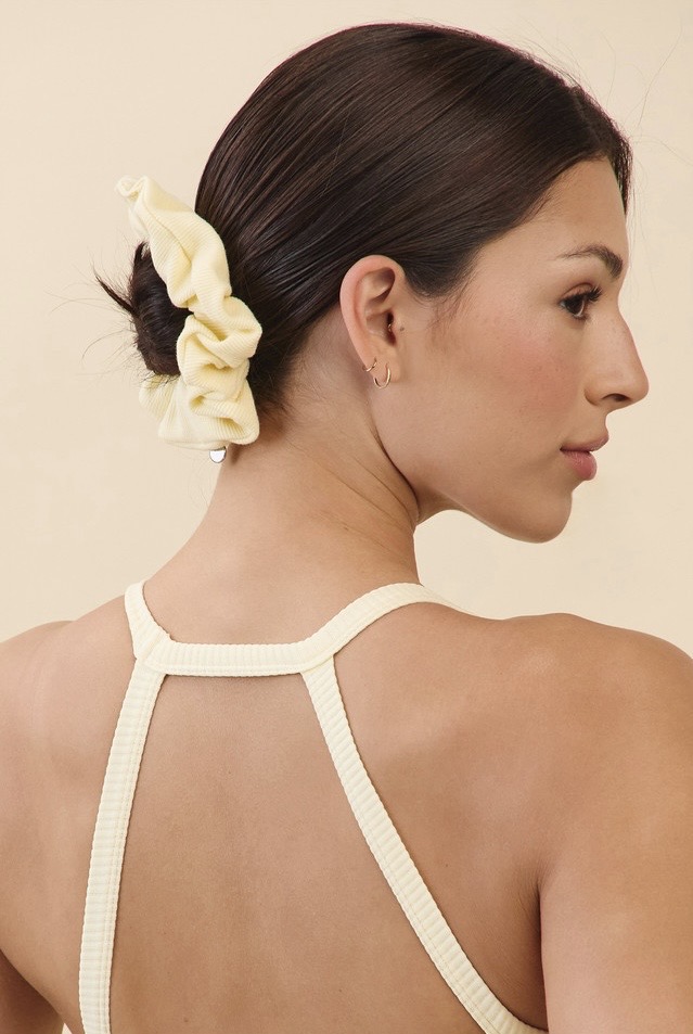 TC183 MELLOW BOLERO + SCRUNCH YELLOW SOLID サイズ: F