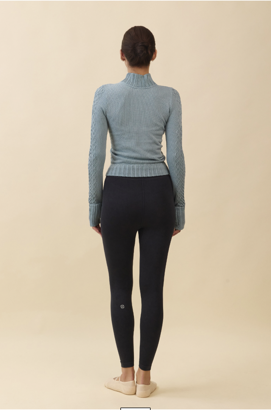 PL427 BLISS LEGGINGS BLACK FADE サイズ: S/M