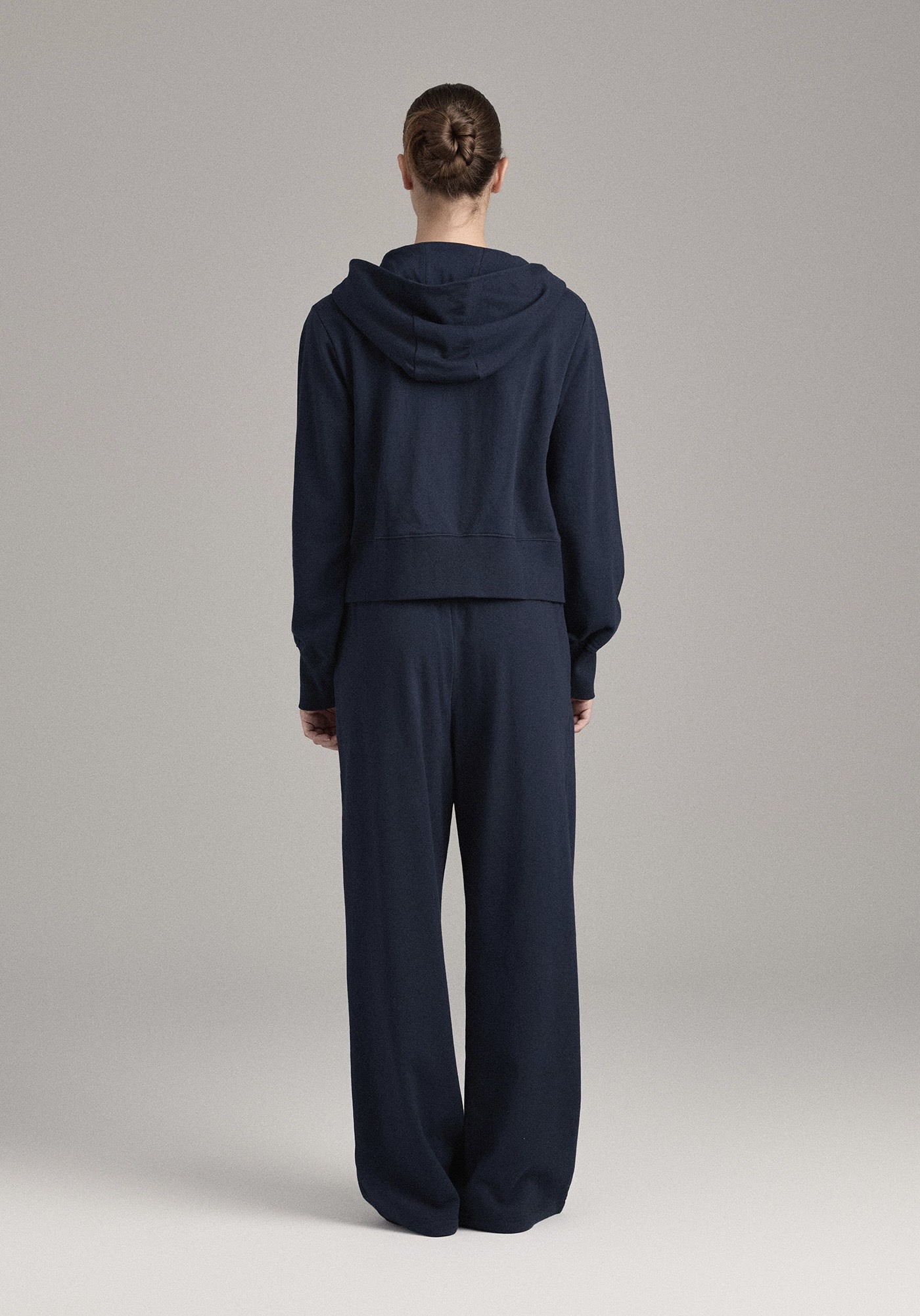 OZ355 HOODED ZIP-UP JAKET NAVI SOLID サイズ: SS
