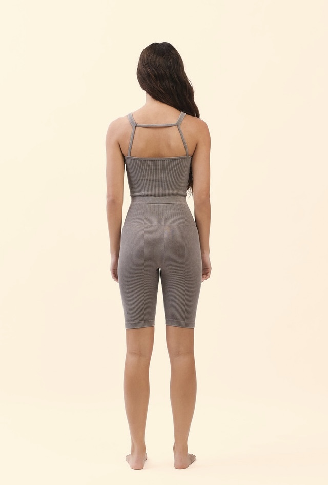 PS428 COMFORT 3/4 LEGGINGS MILK CHOCOLATE FADE サイズ: S/M