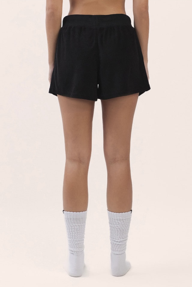 PH464 COMFY TERRY PANTS BLACK SOLID