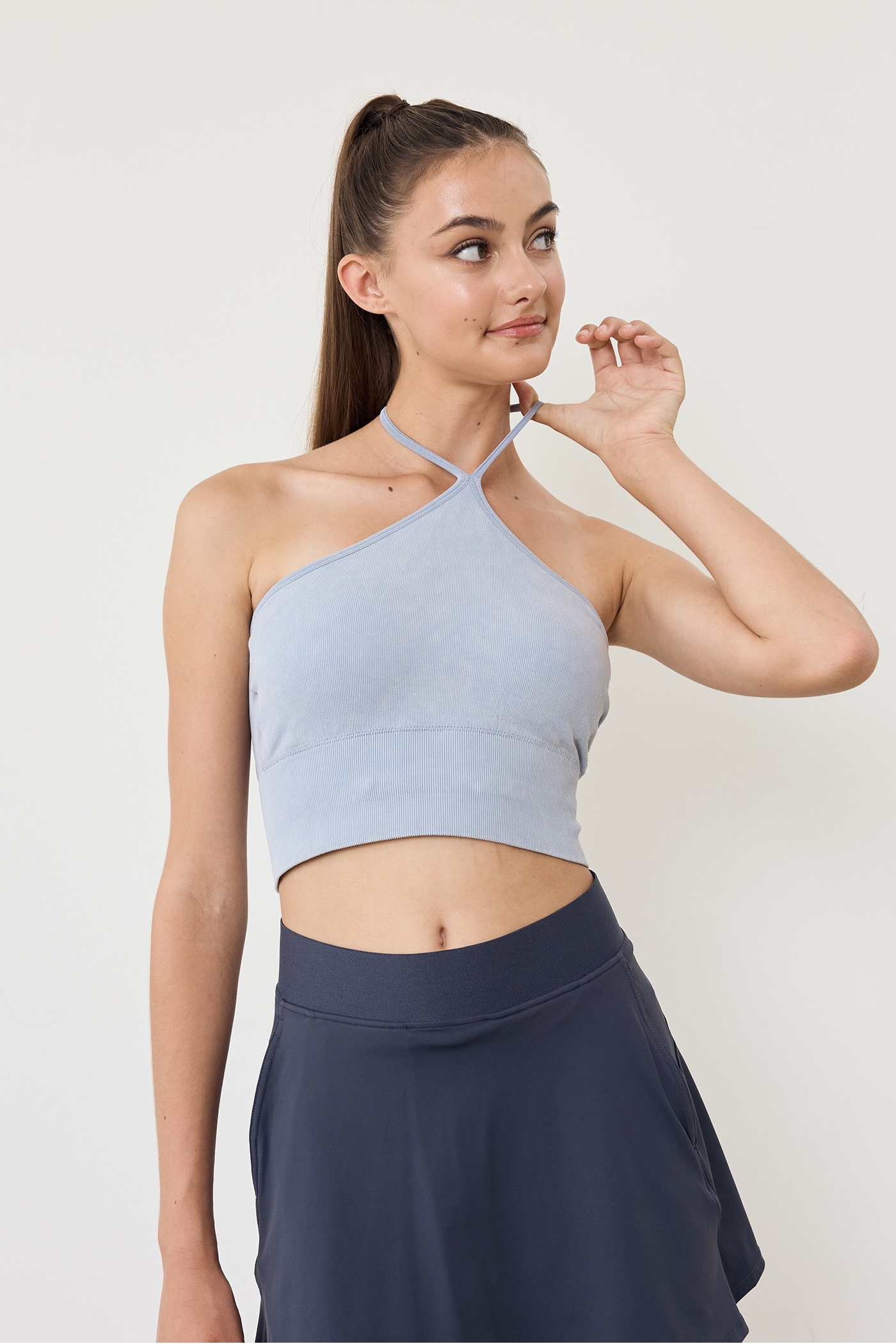 [60%OFF]TB027 HARMONY HOLTER BRA SKYBLUE FADE サイズ: S/M