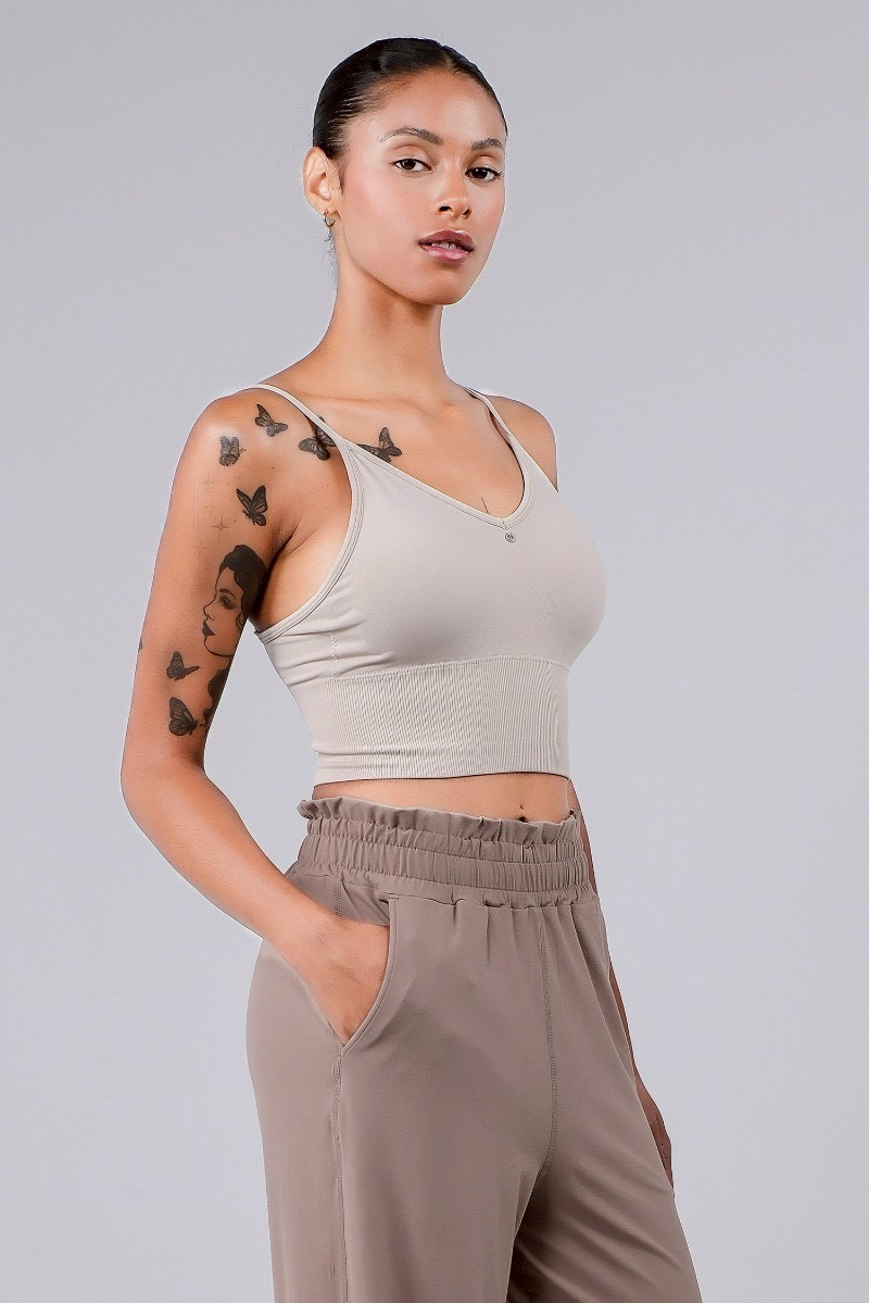 JK01 SIGNATURE BRATOP BEIGE