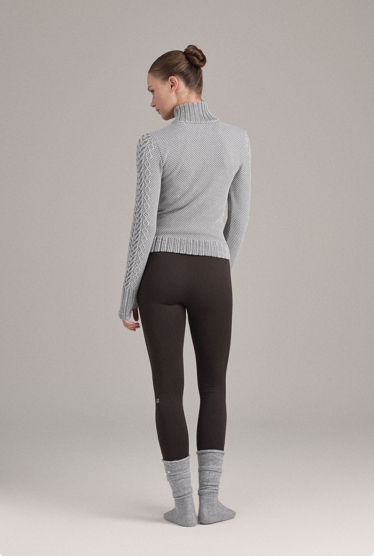 TZ151 SPONGE ZIP-UP M.GRAY SOLID サイズ: S/M