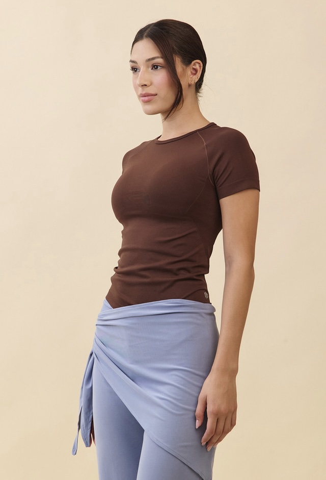 PR473 RELAX WRAP COVER-UP PANTS ASH BLUE SOLID サイズ: S